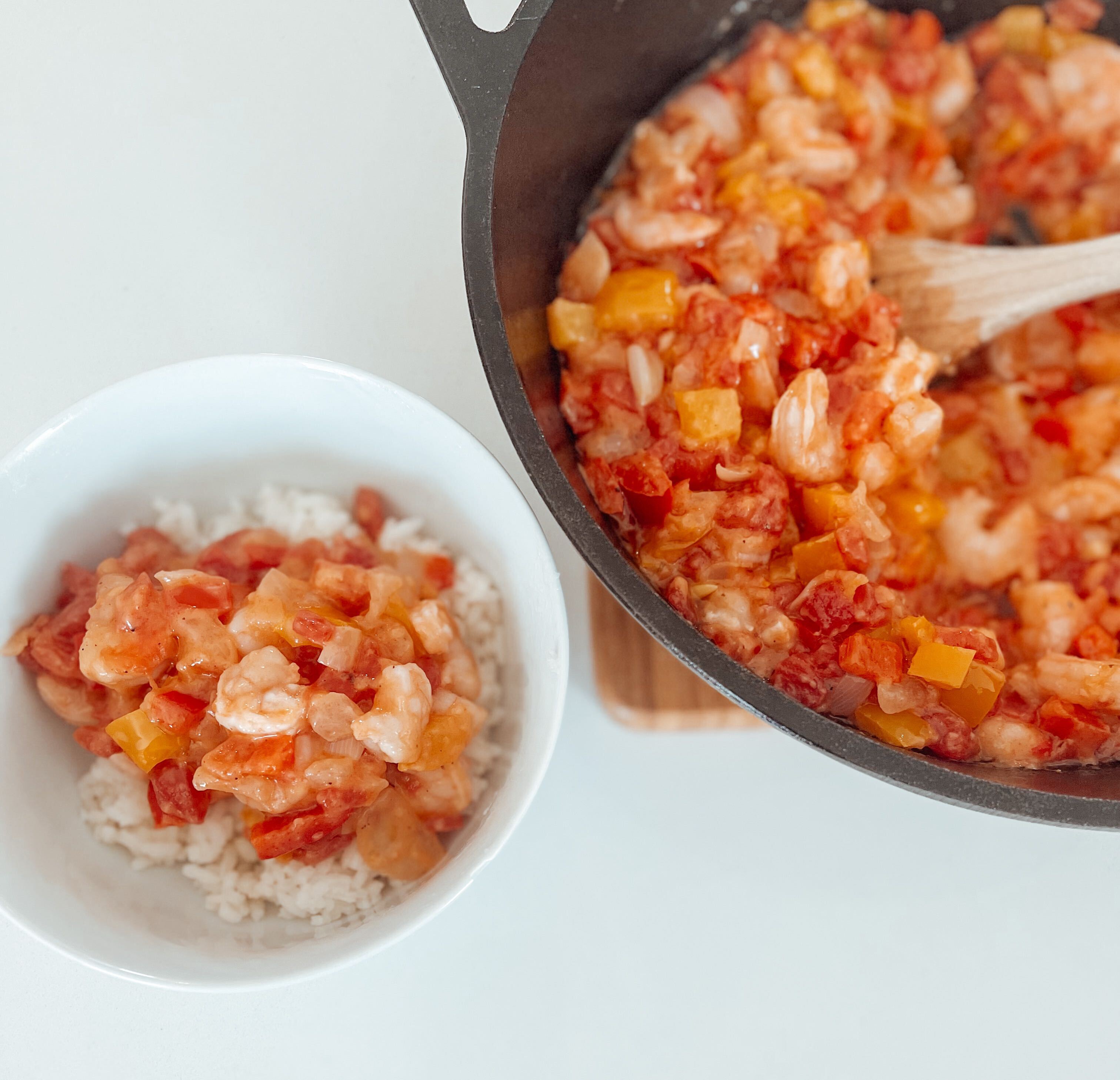 Louisiana Shrimp Etouffee - Mardi Gras