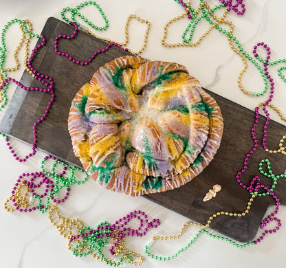 Authentic King Cake - Mardi Gras