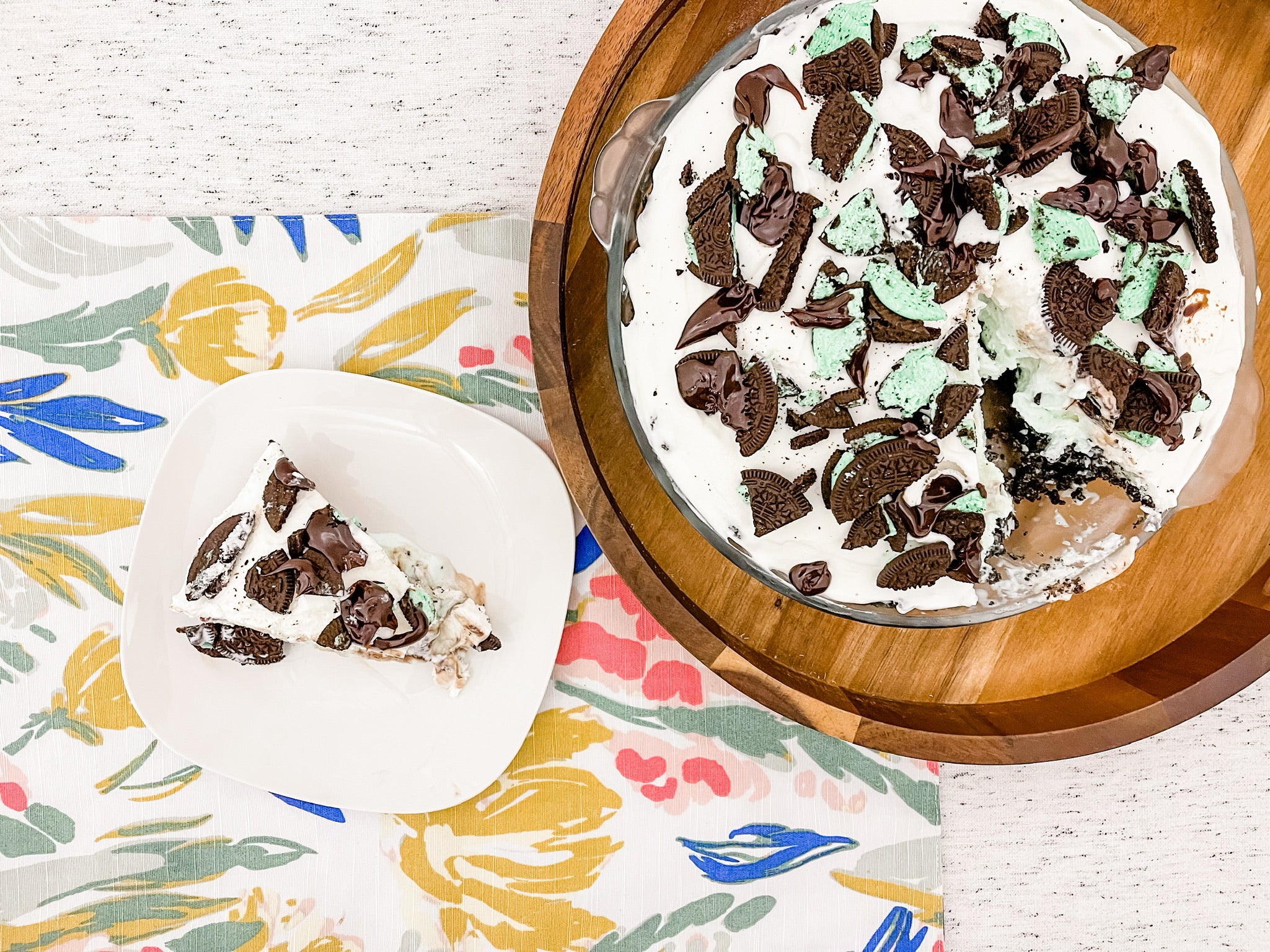 St. John the Baptist Grasshopper Ice Cream Pie - June 24 - St. John the Baptist