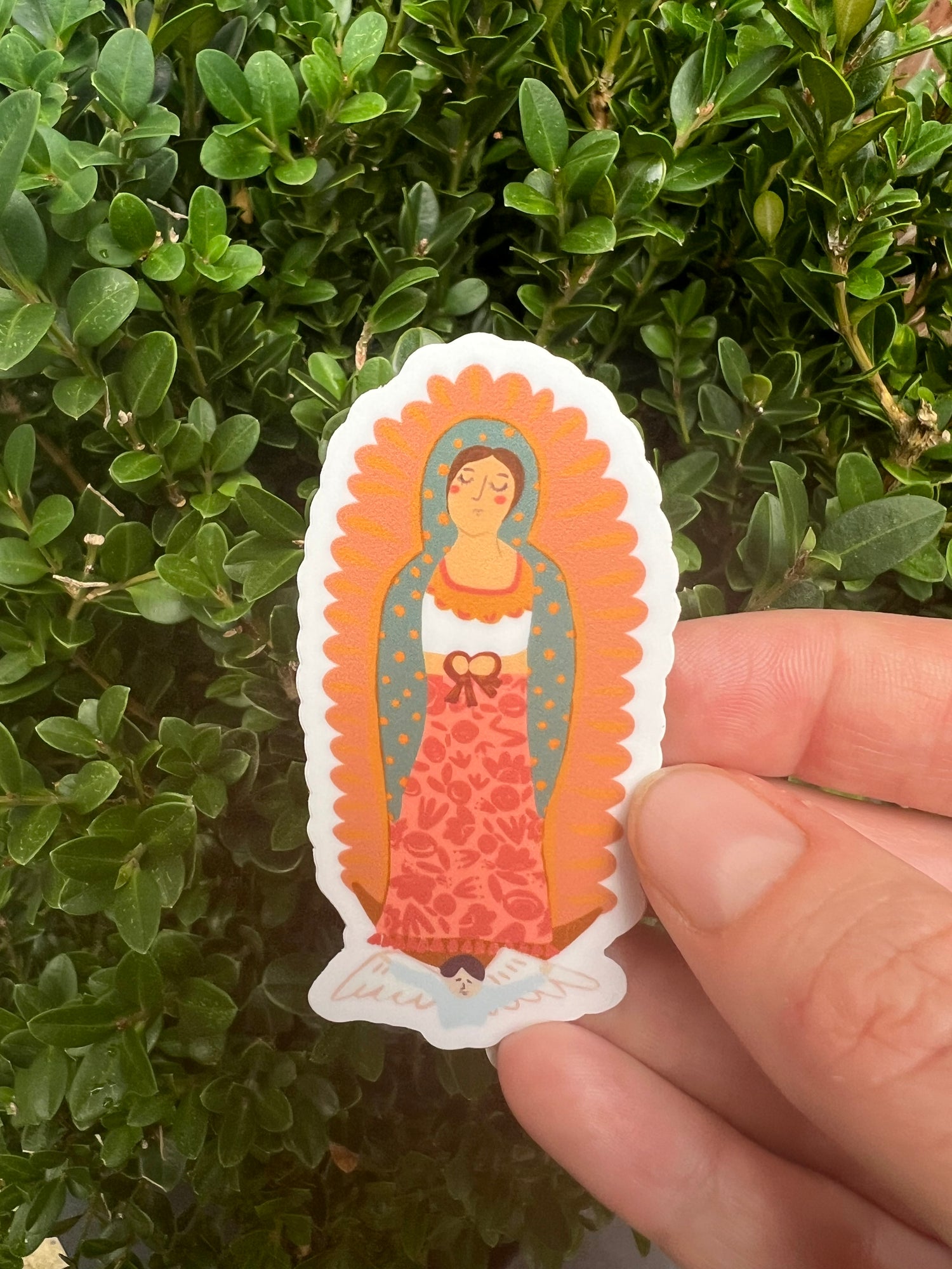 Colorful Guadalupe Sticker