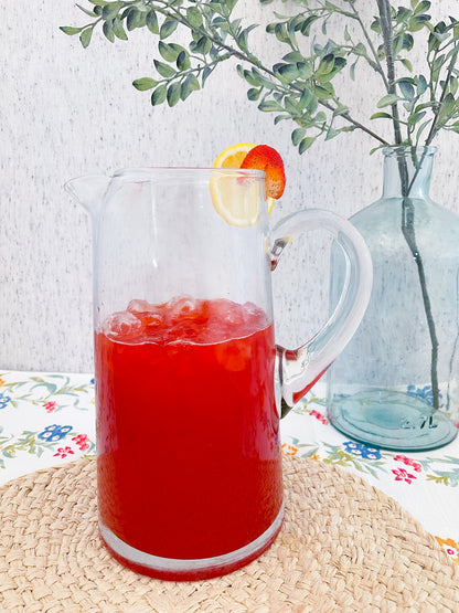 Strawberry Basil Lemonade - August 15 - The Assumption of the Blessed Virgin Mary