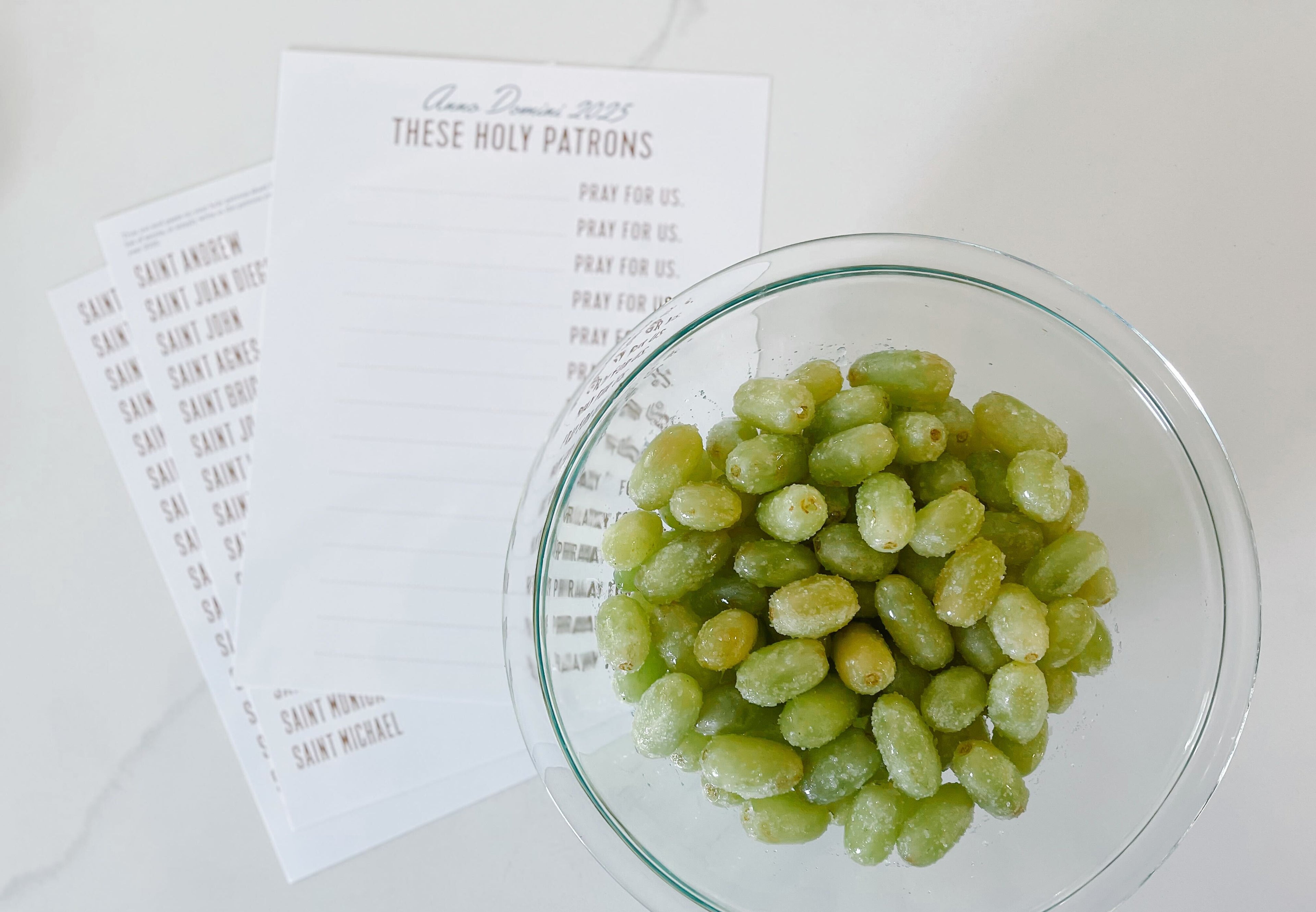 Champagne Grapes - Catholic New Year&