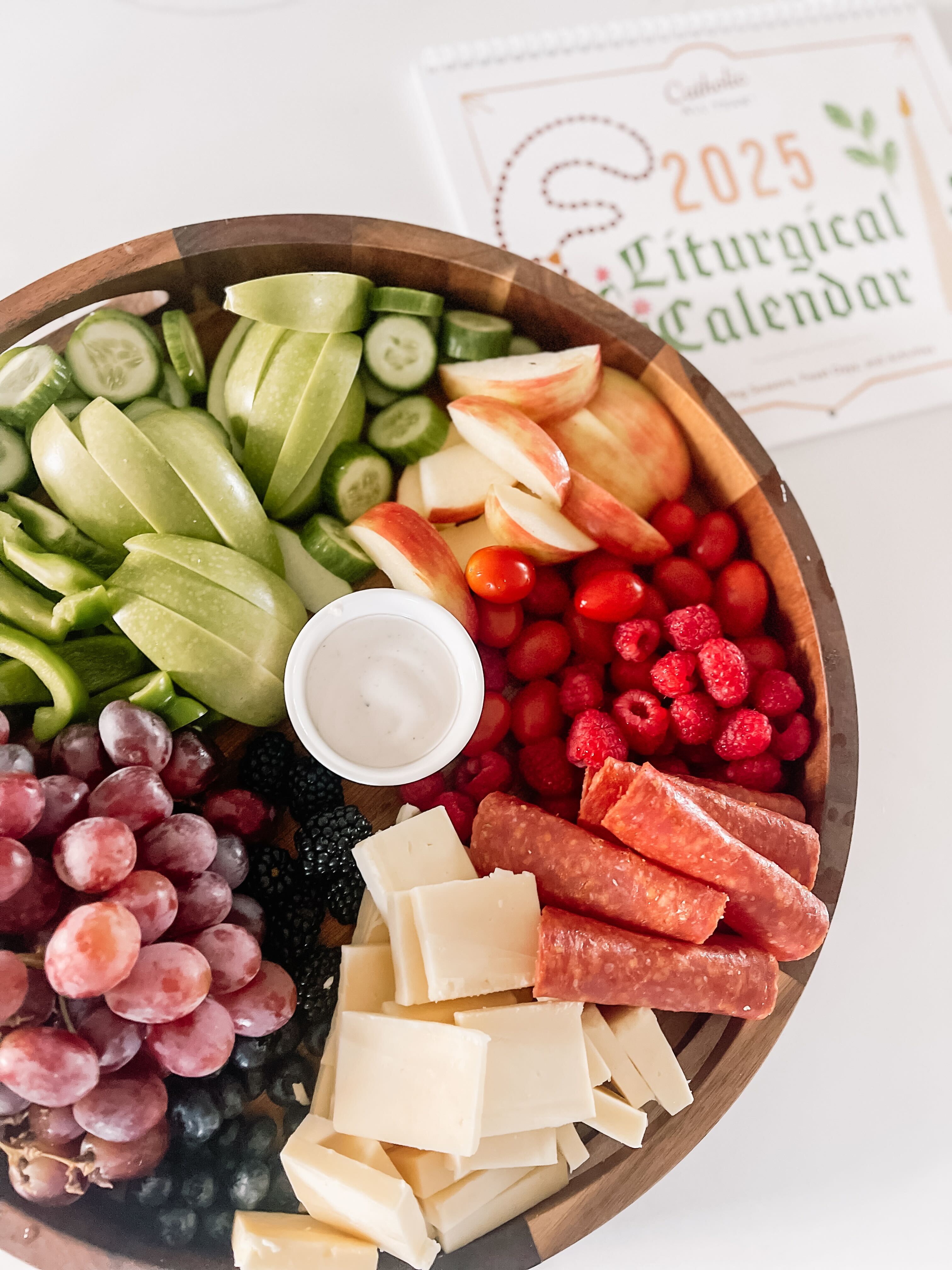 Liturgical Year Charcuterie Board - Catholic New Year&