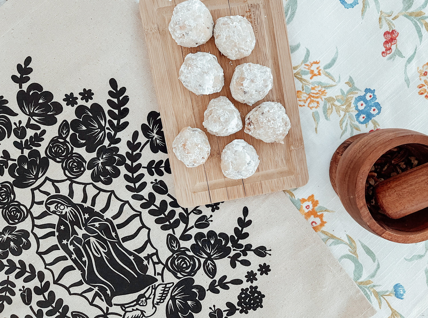 Mexican Wedding Cookies - December 12 - Our Lady of Guadalupe