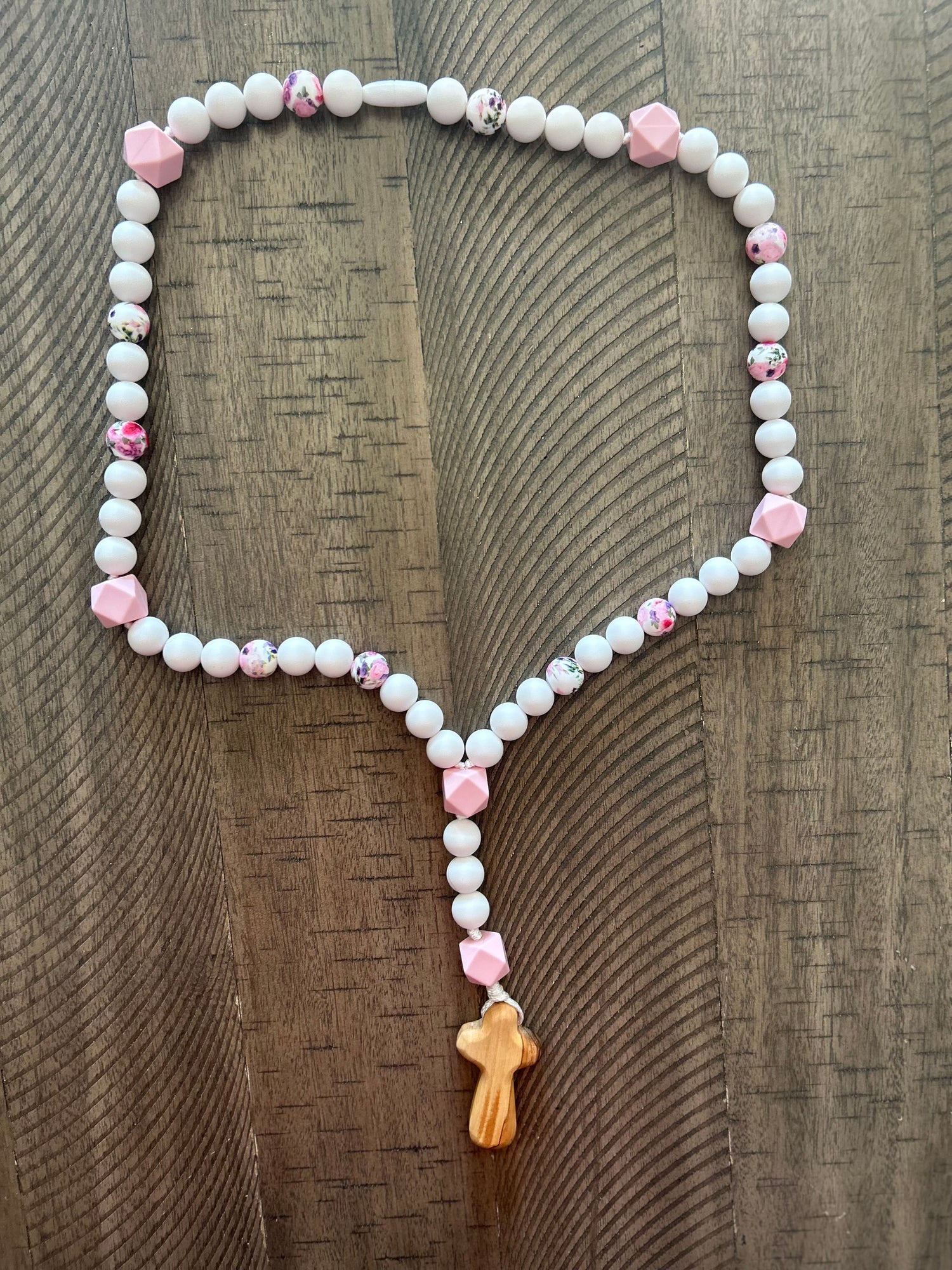 St. Therese Silicone Rosary