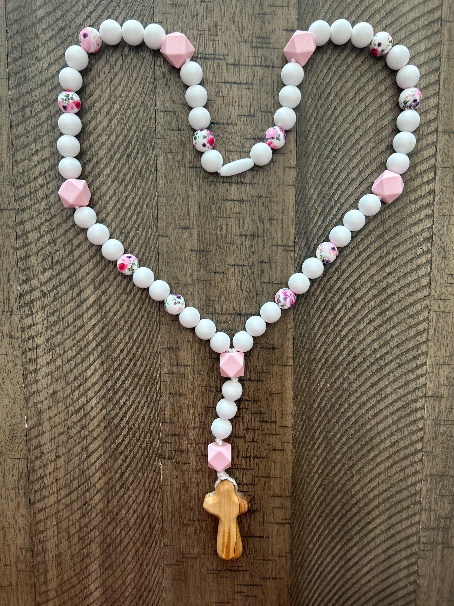 St. Therese Silicone Rosary