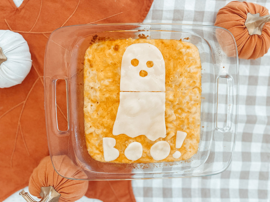 Spooky Baked Macaroni &amp; Cheese - October 31 - All Hallows Eve