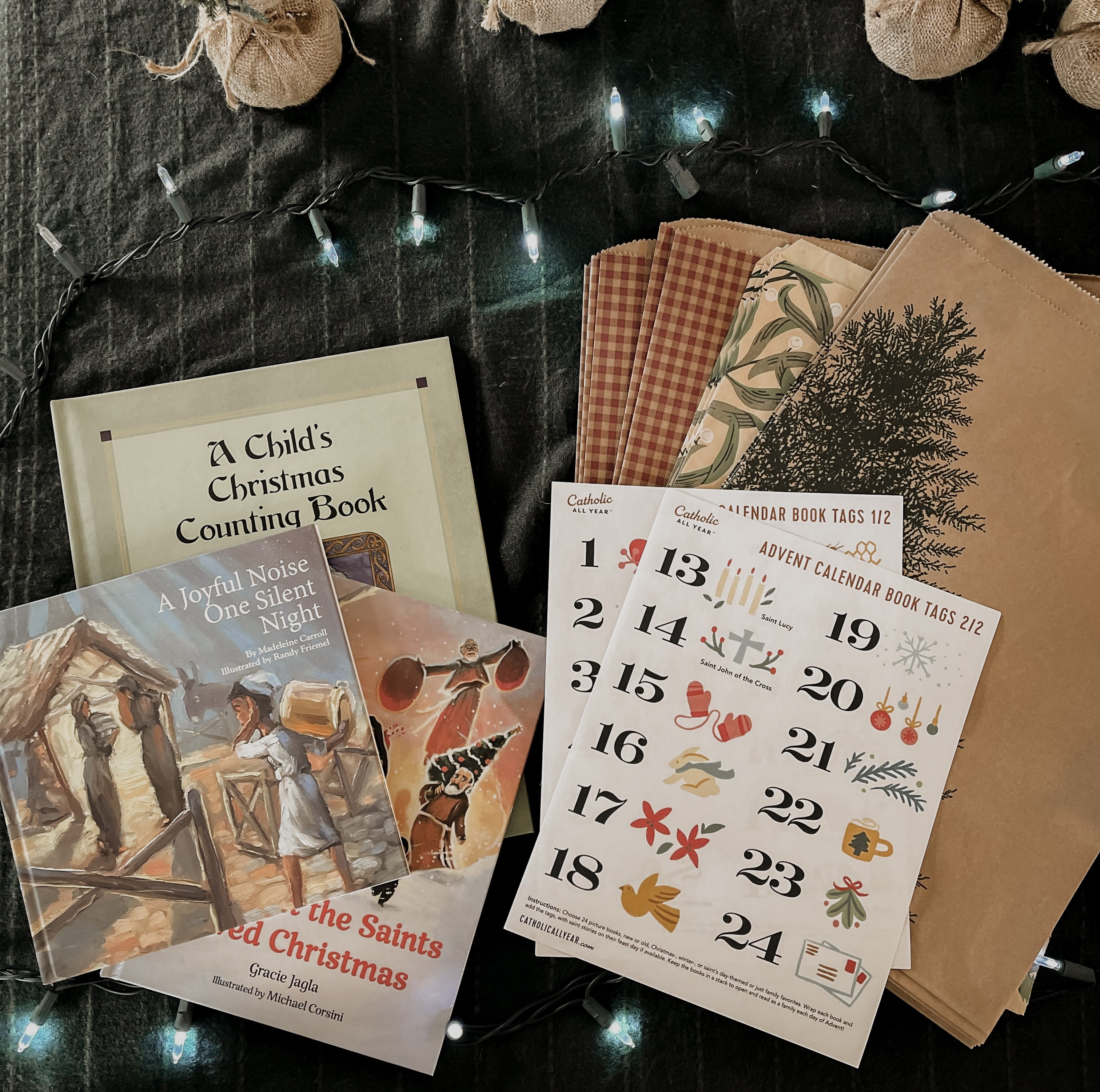 Advent Book Wraps