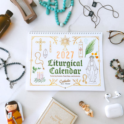 Catholic All Year 2027 Liturgical Wall Calendar