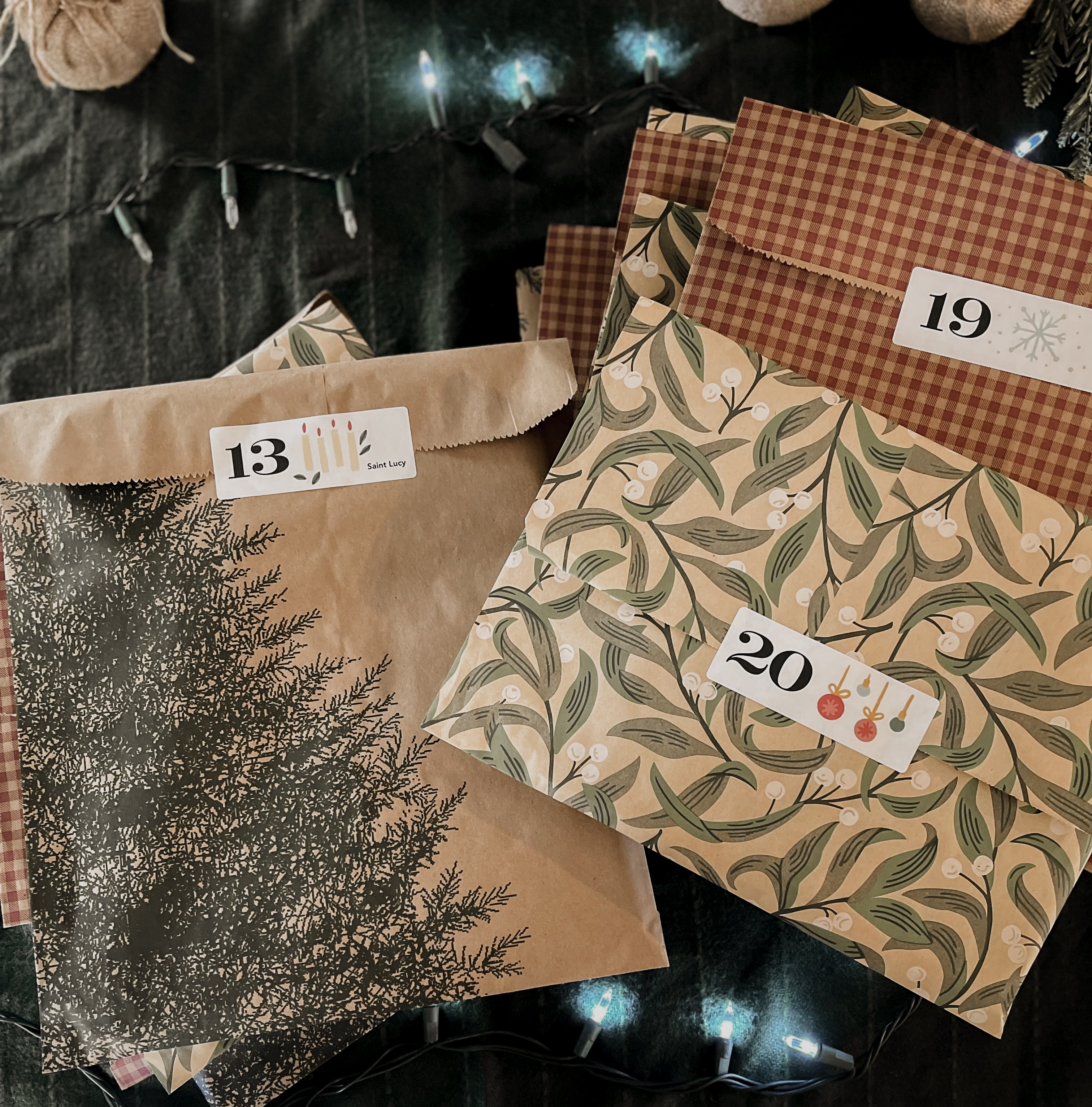 Advent Book Wraps