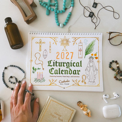 Catholic All Year 2027 Liturgical Wall Calendar
