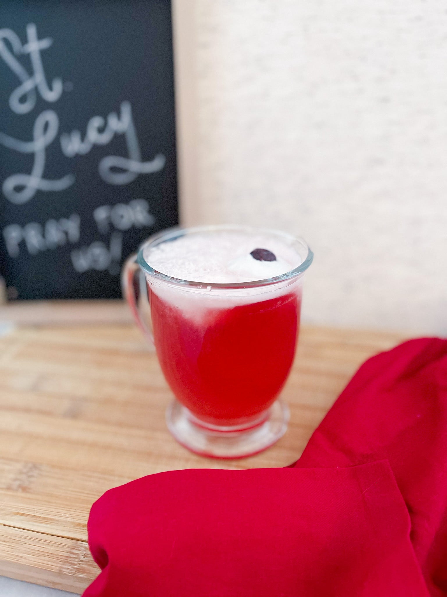 Saint Lucy Eyeball Punch - December 13 - St. Lucy