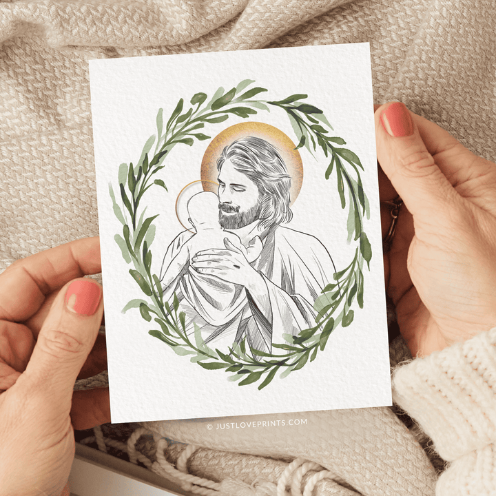 Jesus Miscarriage Greeting Card