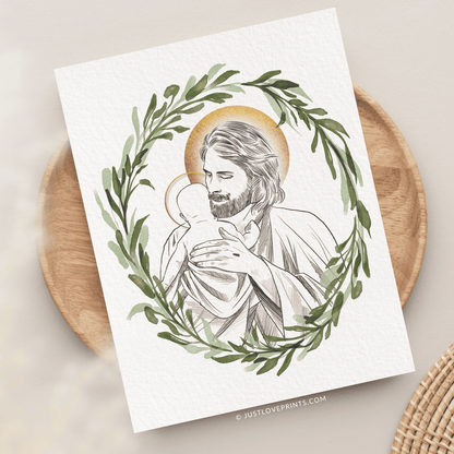 Jesus Miscarriage Greeting Card