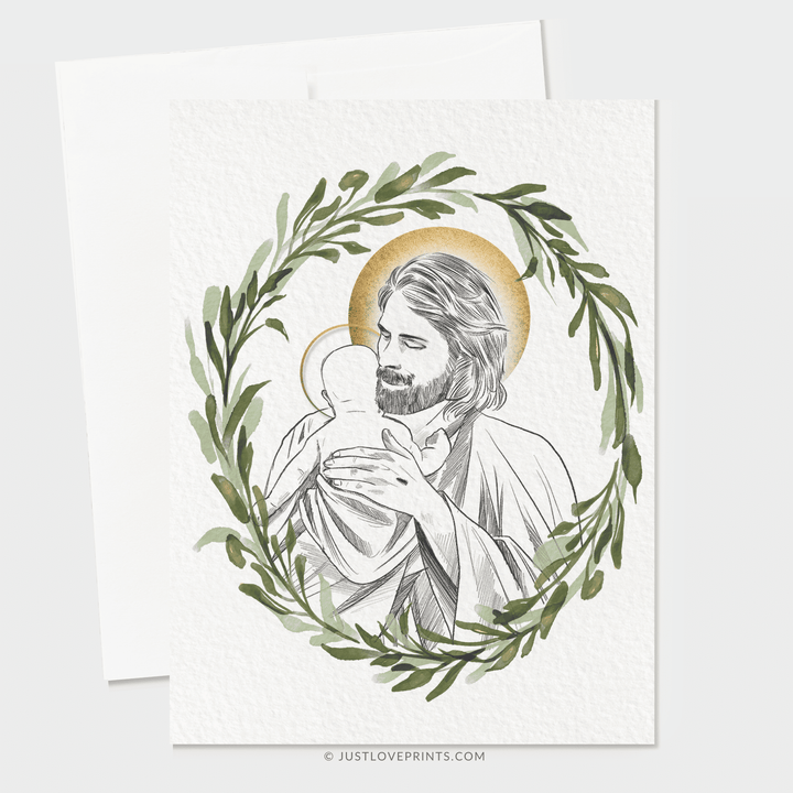 Jesus Miscarriage Greeting Card