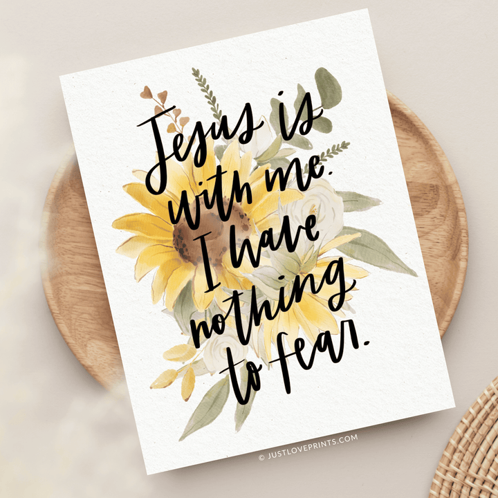 Jesus is With Me Greeting Card