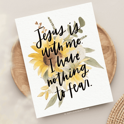 Jesus is With Me Greeting Card