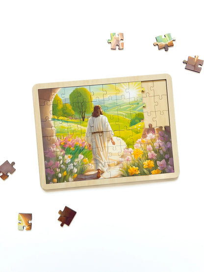 Christ is Risen Wooden Puzzle