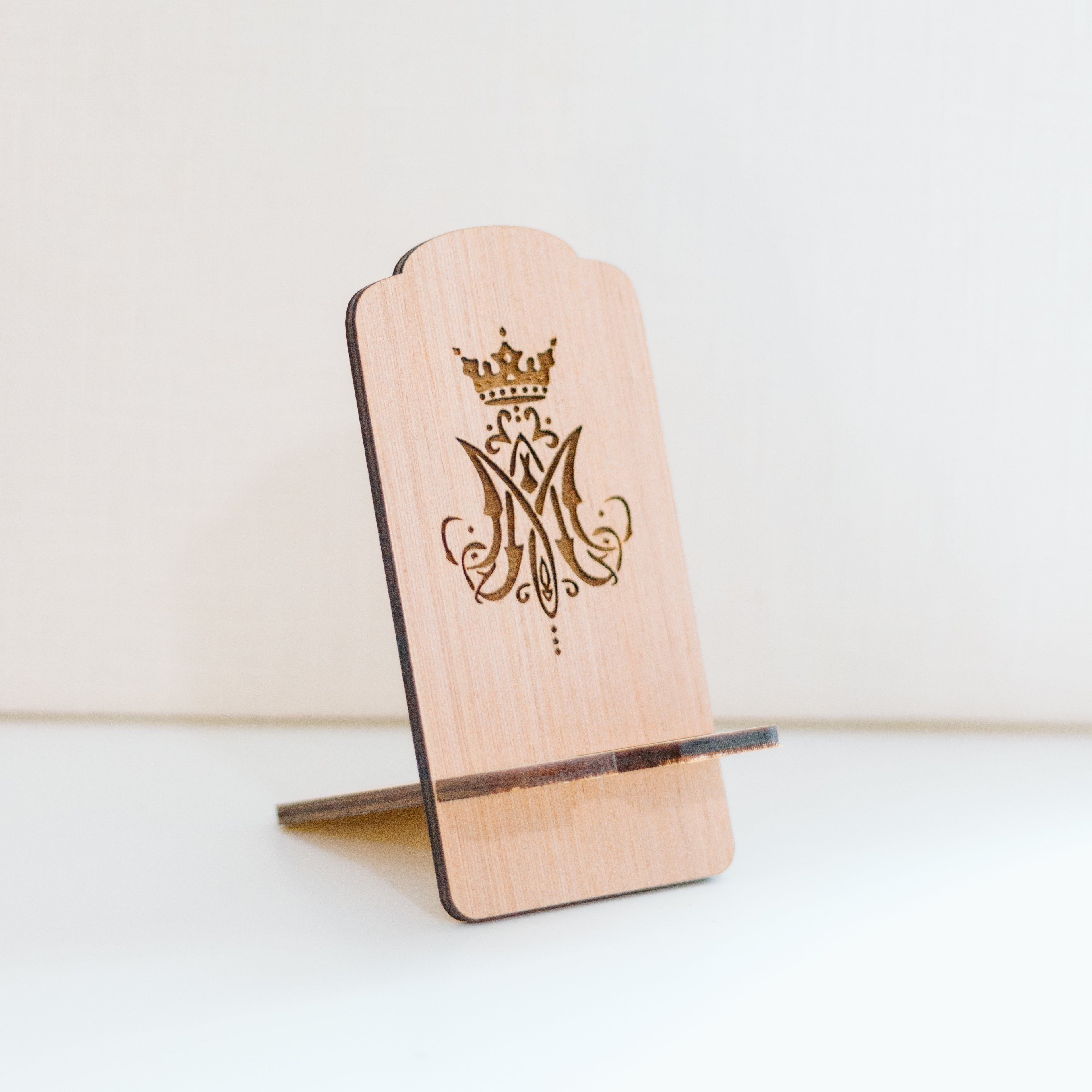 Wooden Phone Stand