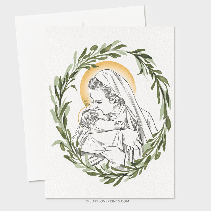 Mary Miscarriage Greeting Card