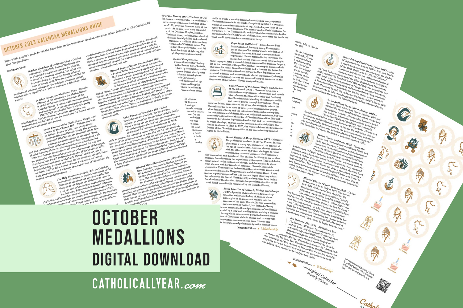 October Medallions