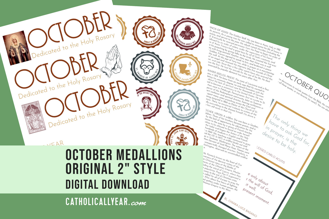 October Medallions 2" Style