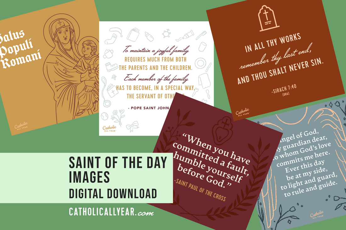 October Saint of the Day Images