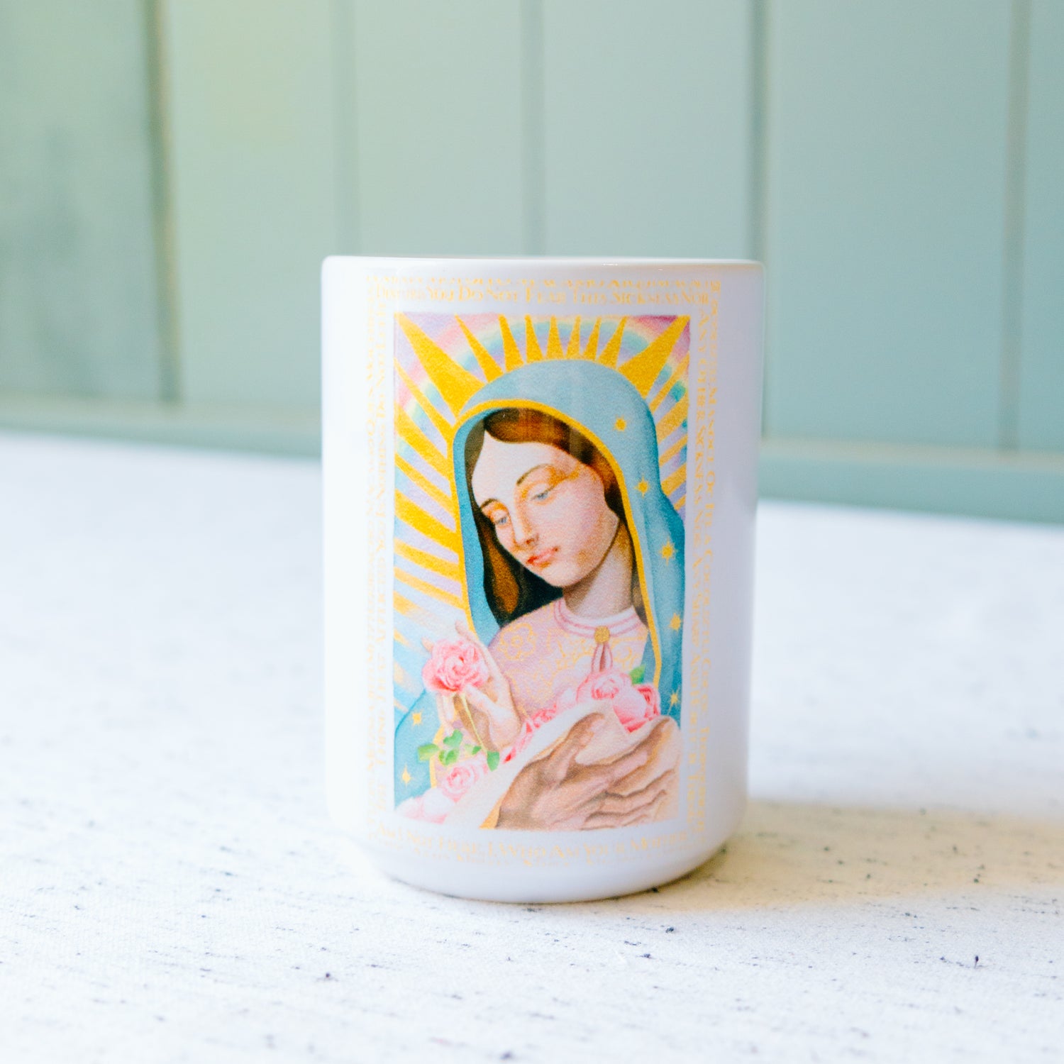 Our Lady with Juan Diego Mug