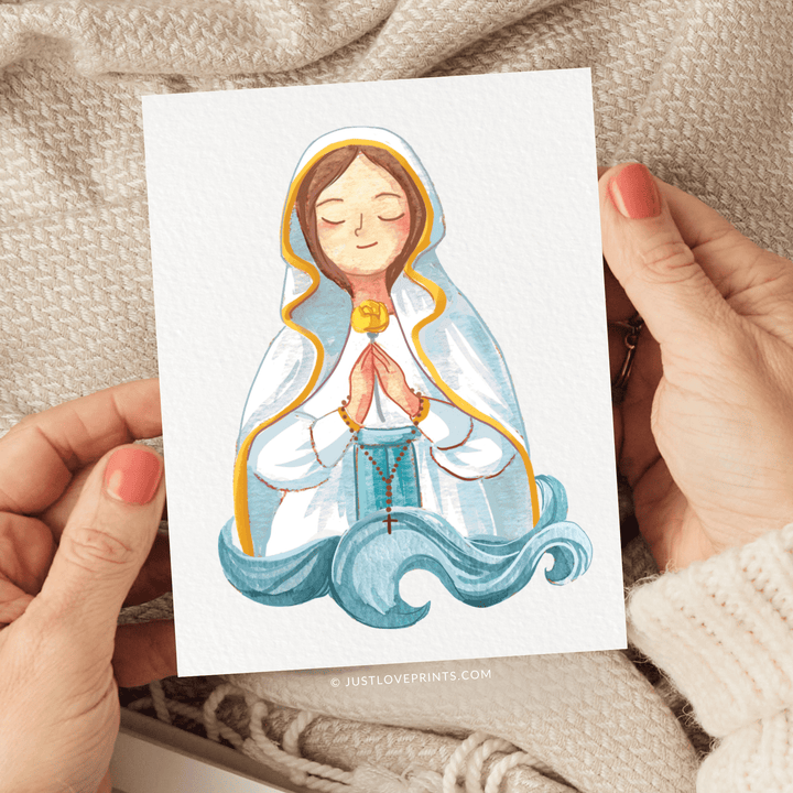 Our Lady of Lourdes Greeting Card