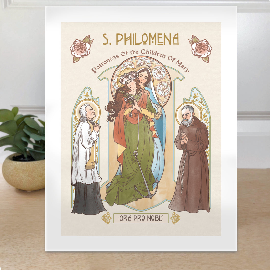 St. Philomena Poster 11x14