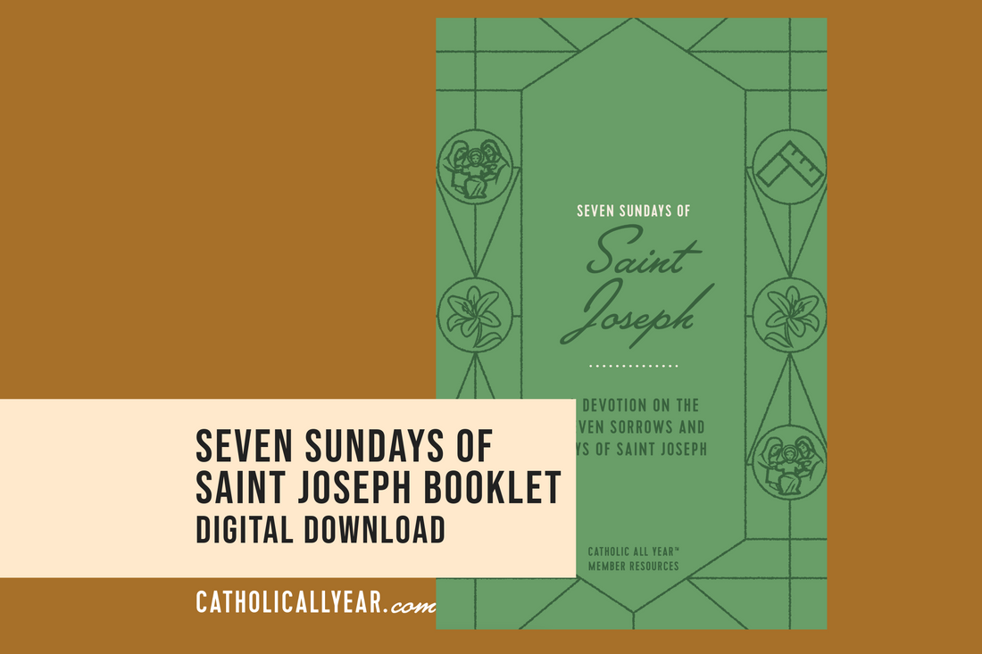 Seven Sundays of St. Joseph Booklet {Digital Download}