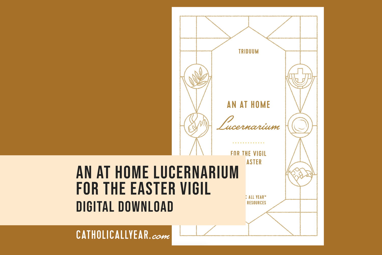 Holy Saturday At-Home Lucernarium &amp; Exsultet for the Easter Vigil {Digital Download}