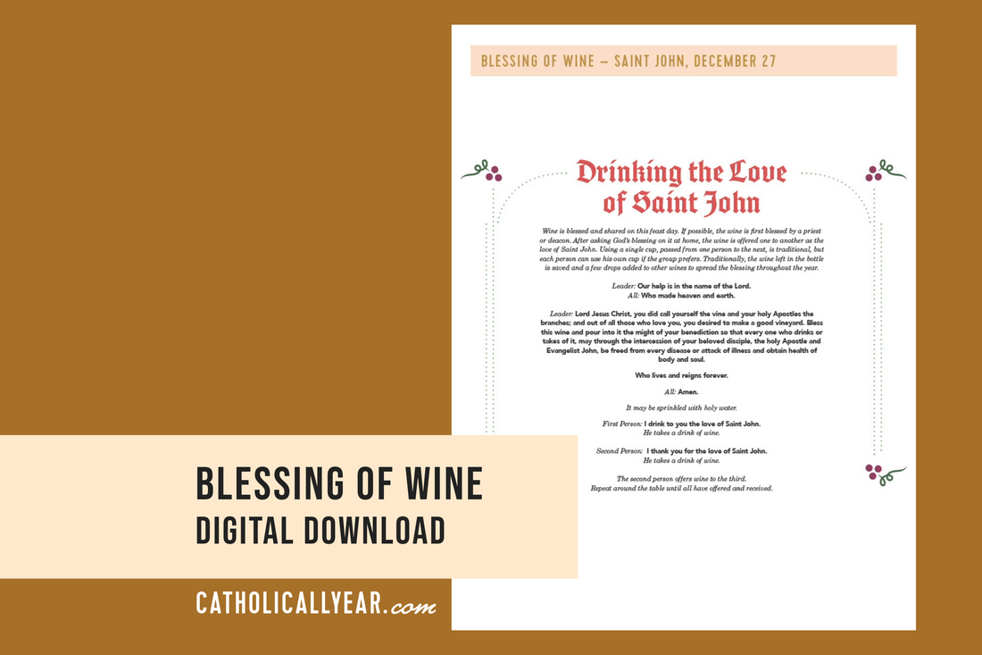 Blessing of Wine {Digital Download}