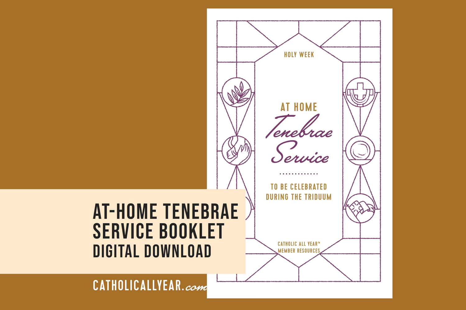 At-Home Tenebrae Service Booklet {Digital Download}
