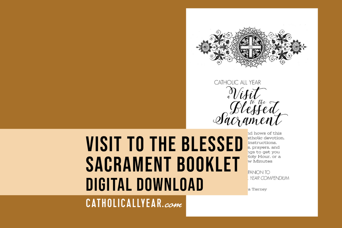 A Visit to the Blessed Sacrament Booklet {Digital Download}