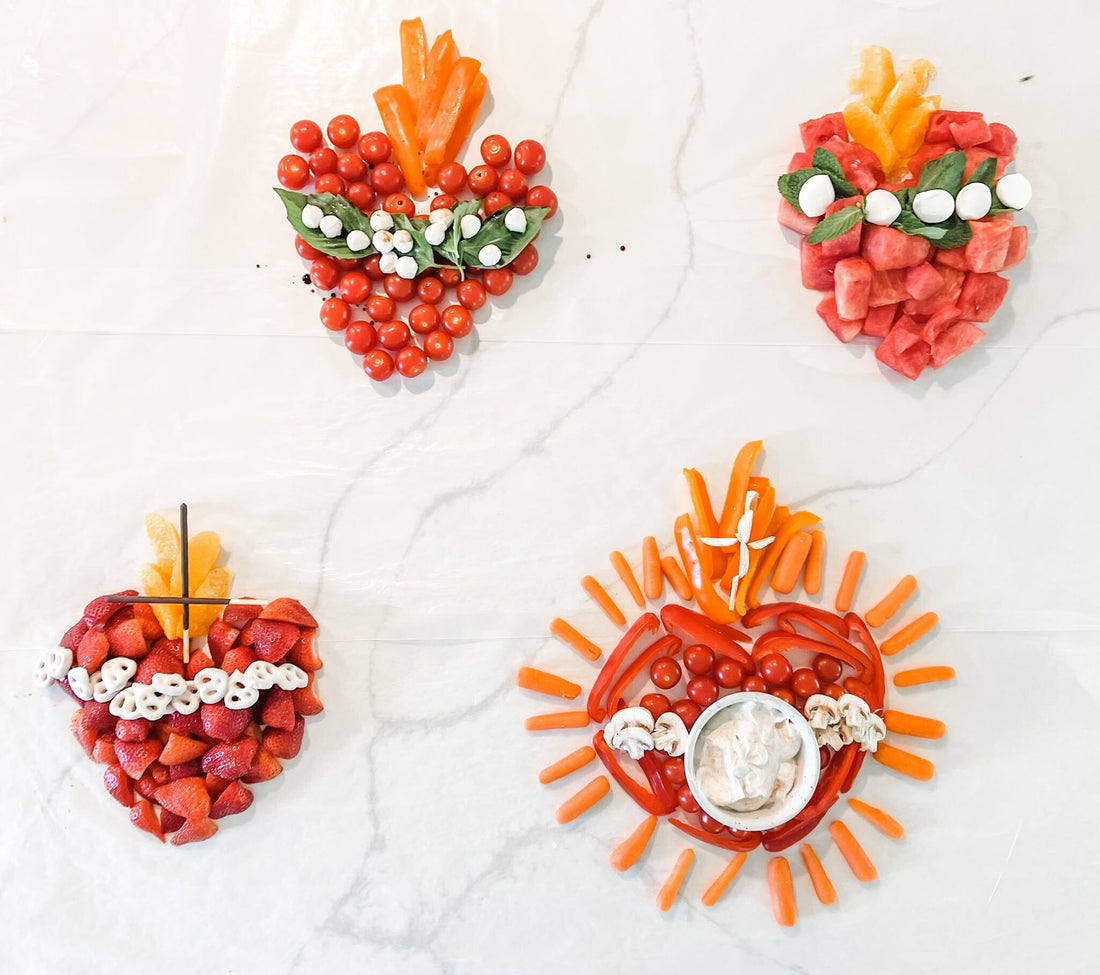 Sacred and Immaculate Heart Veggie and Fruit Platters