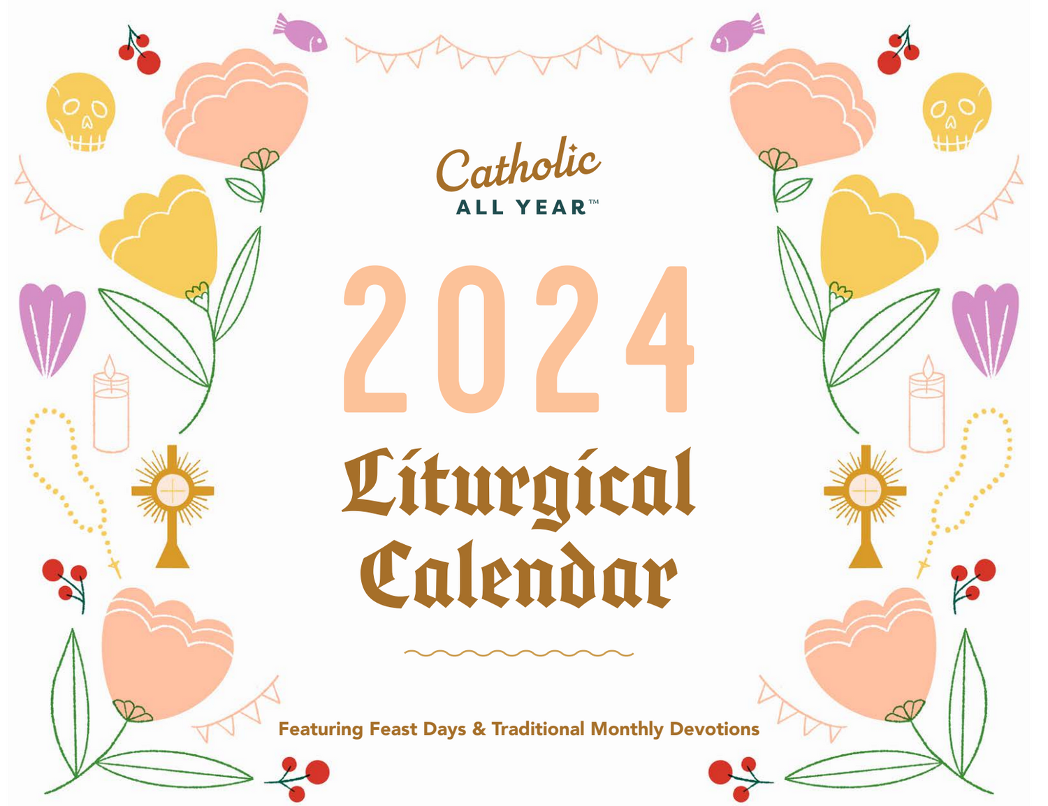 2024 Liturgical Wall Calendar {Digital Download}