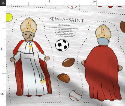 Sew-a-Saint: St. John Paul II (Fabric)