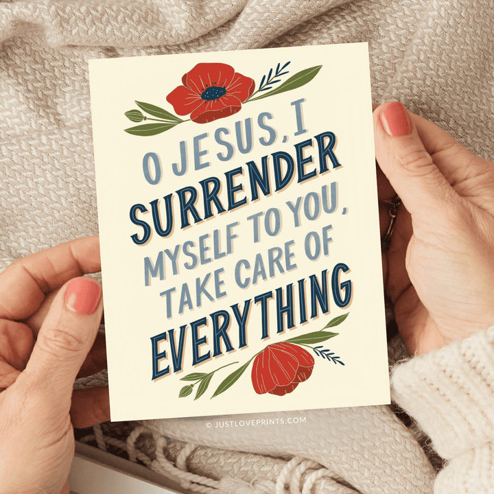 Surrender to Jesus Greeting Card