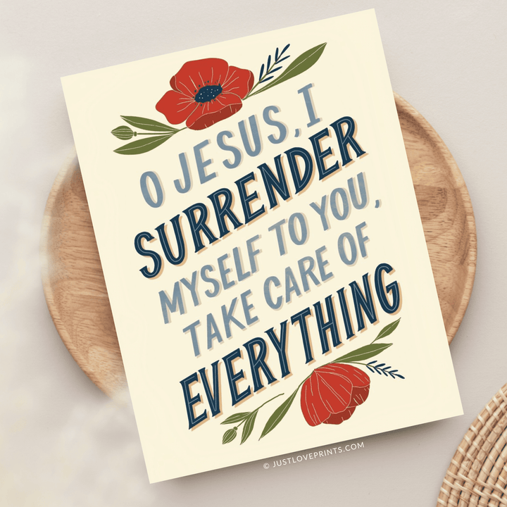 Surrender to Jesus Greeting Card