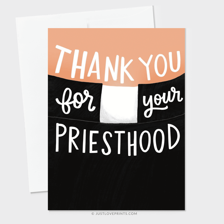 Thank You for Your Priesthood Greeting Card