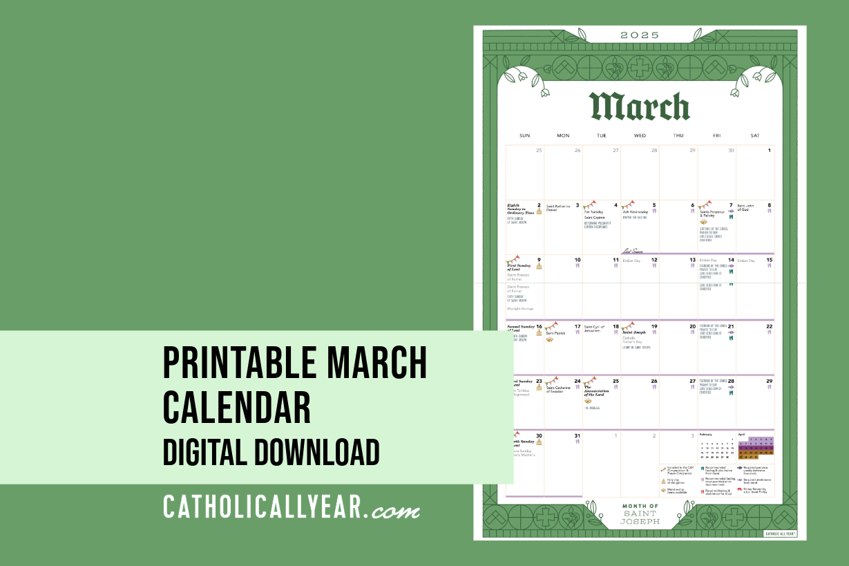 Printable March 2025 Calendar