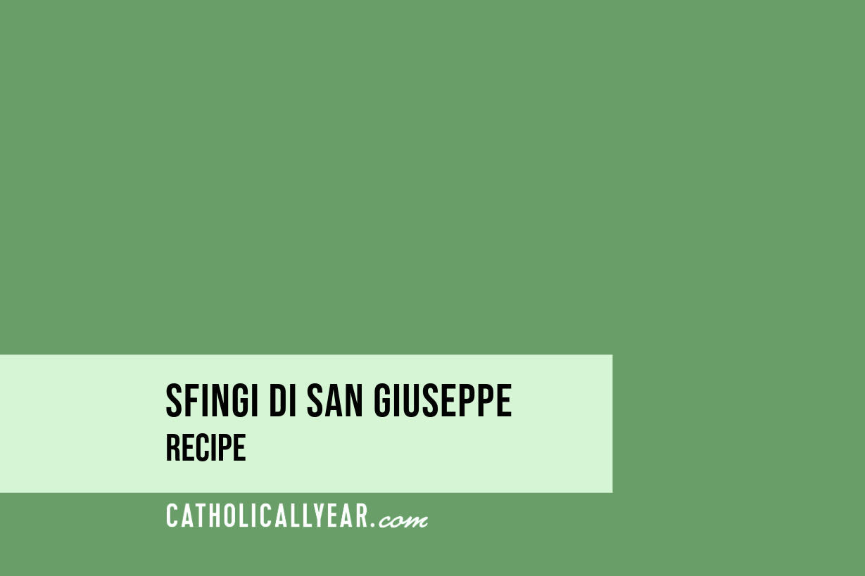 Sfingi di San Giuseppe - May 1 - St. Joseph the Worker