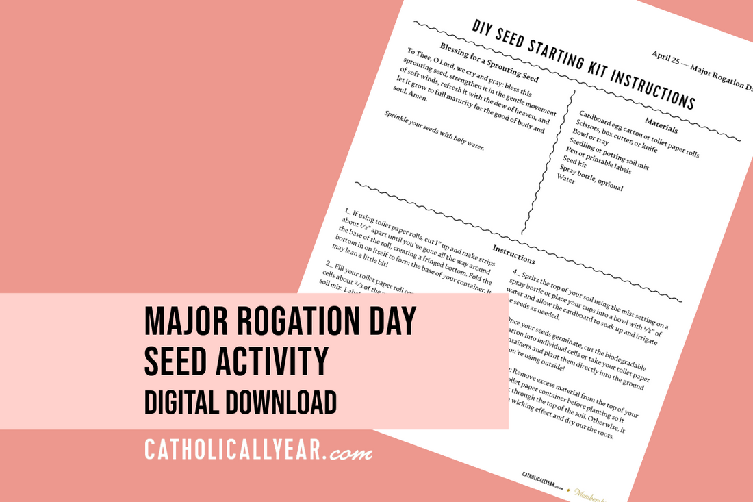 Major Rogation Day Seed Activity {Digital Download}