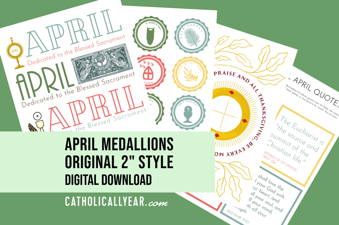 April Medallions Original 2&quot; Style