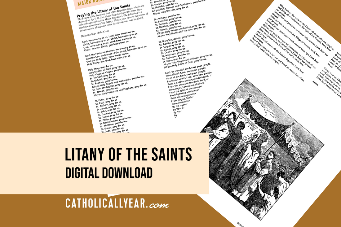 Litany of the Saints Prayer {Digital Download}