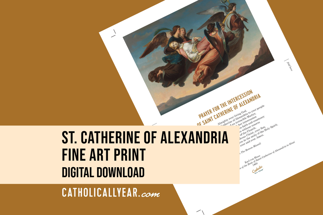 St. Catherine of Alexandria Fine Art Print {Digital Download}