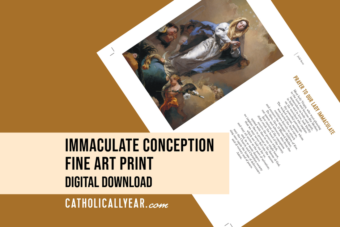 Immaculate Conception Fine Art Print {Digital Download}