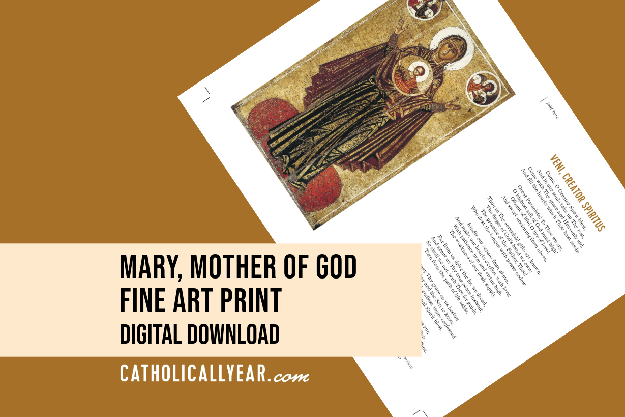 Mary, Mother of God Fine Art Print {Digital Download}