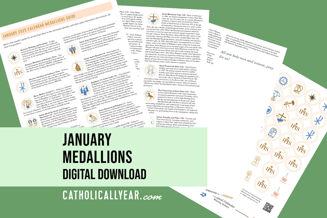 January Medallions 1" Style